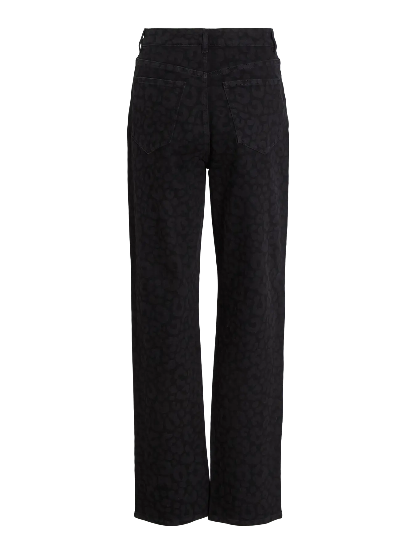 Animal Print Jeans Black/Black - Image 3