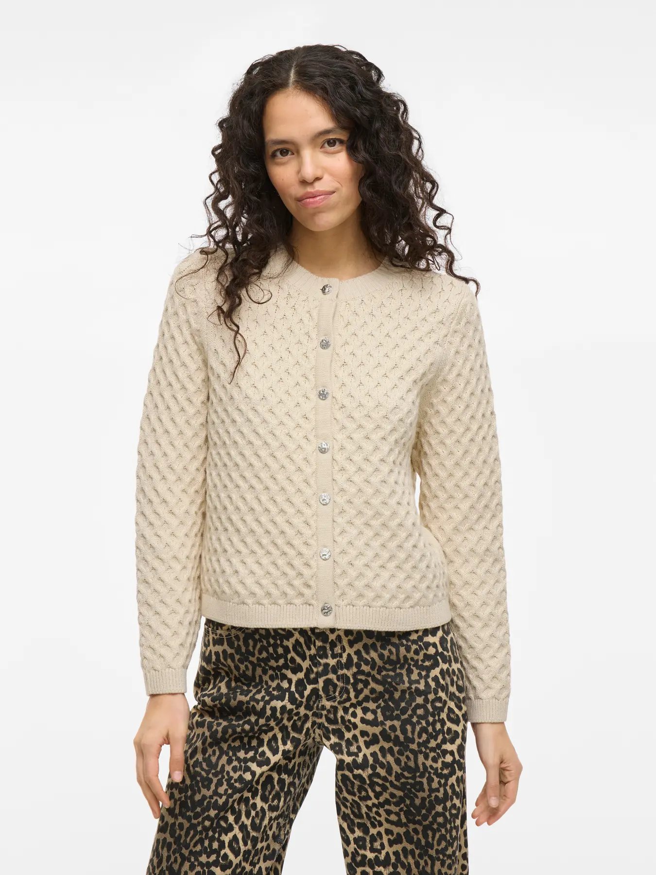 Cotton Rope Knit Cardi-jacket - Image 3