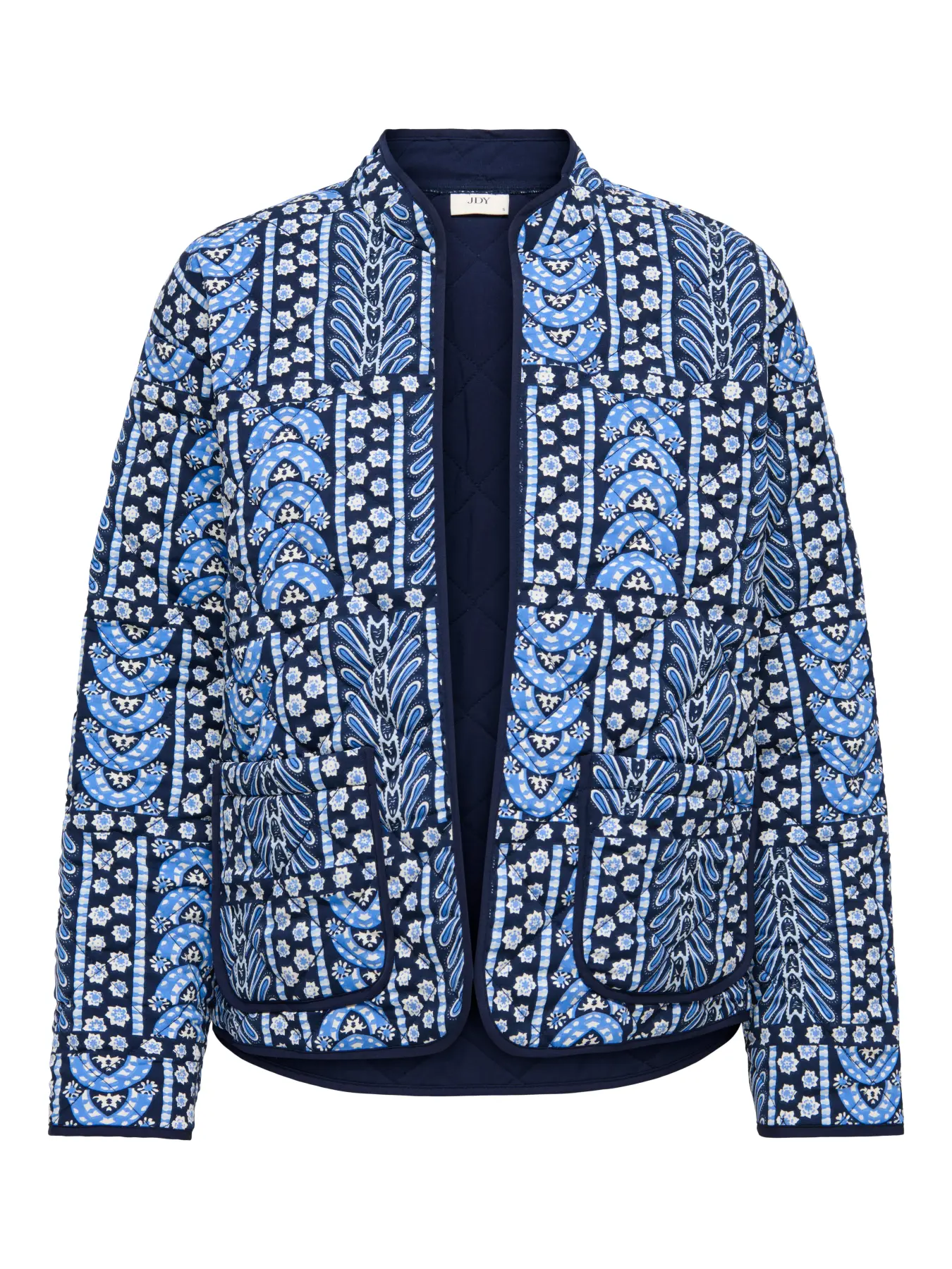 Mason Quilted Jacket Blue - Image 8