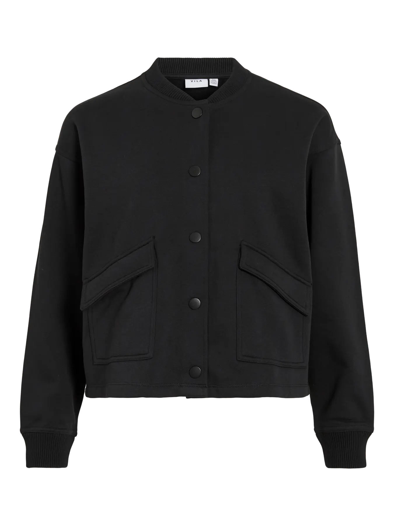 Odessia Jersey Jacket Black - Image 4
