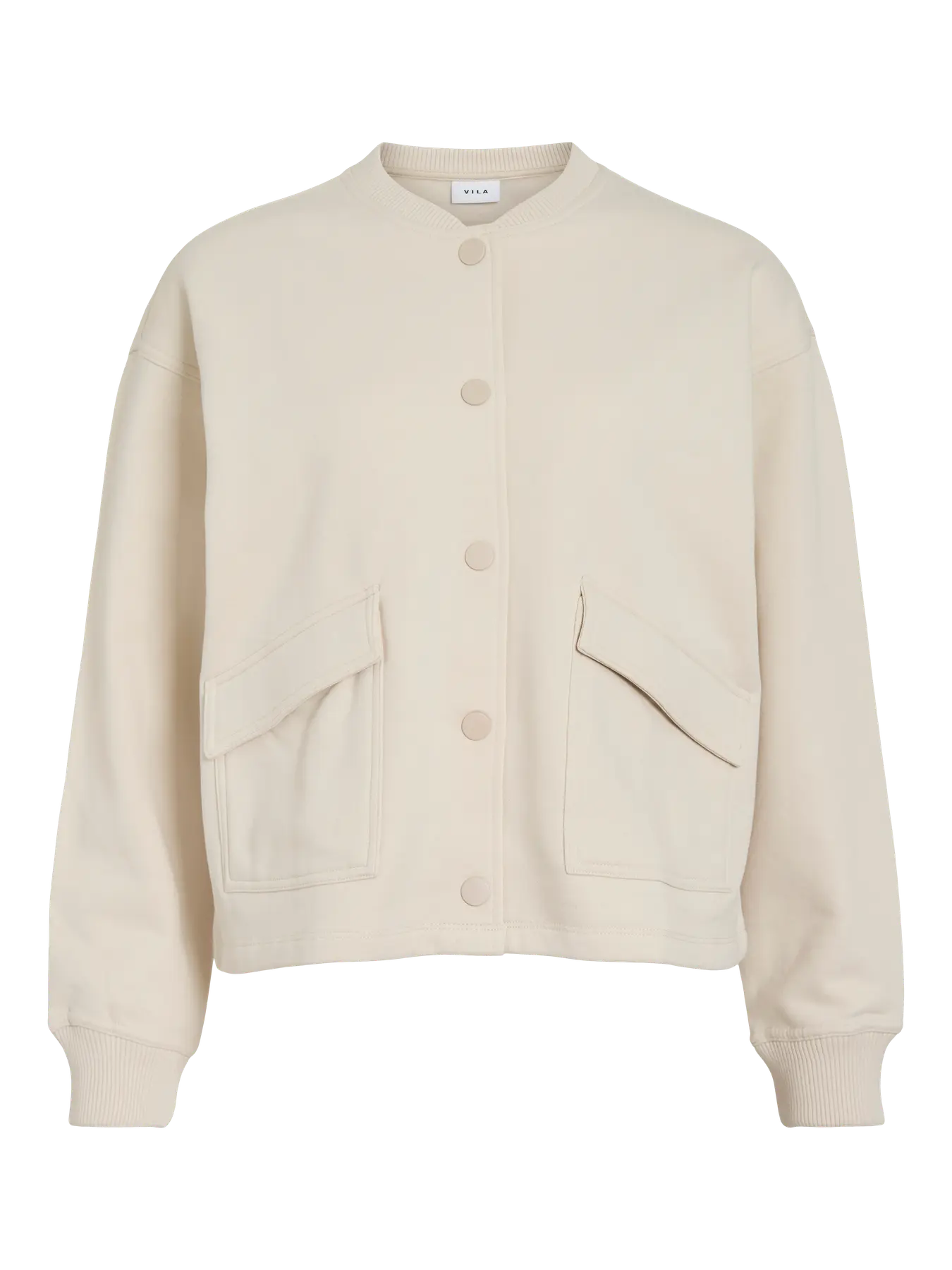 Odessia Jersey Jacket Cream - Image 4