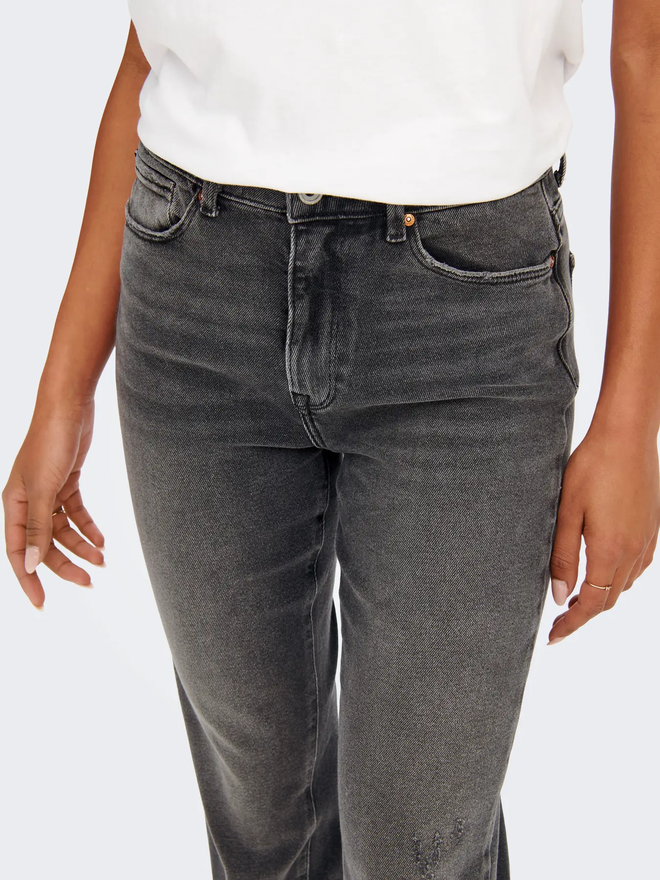 Only Mum Jeans Dark Grey 32Leg - Image 6