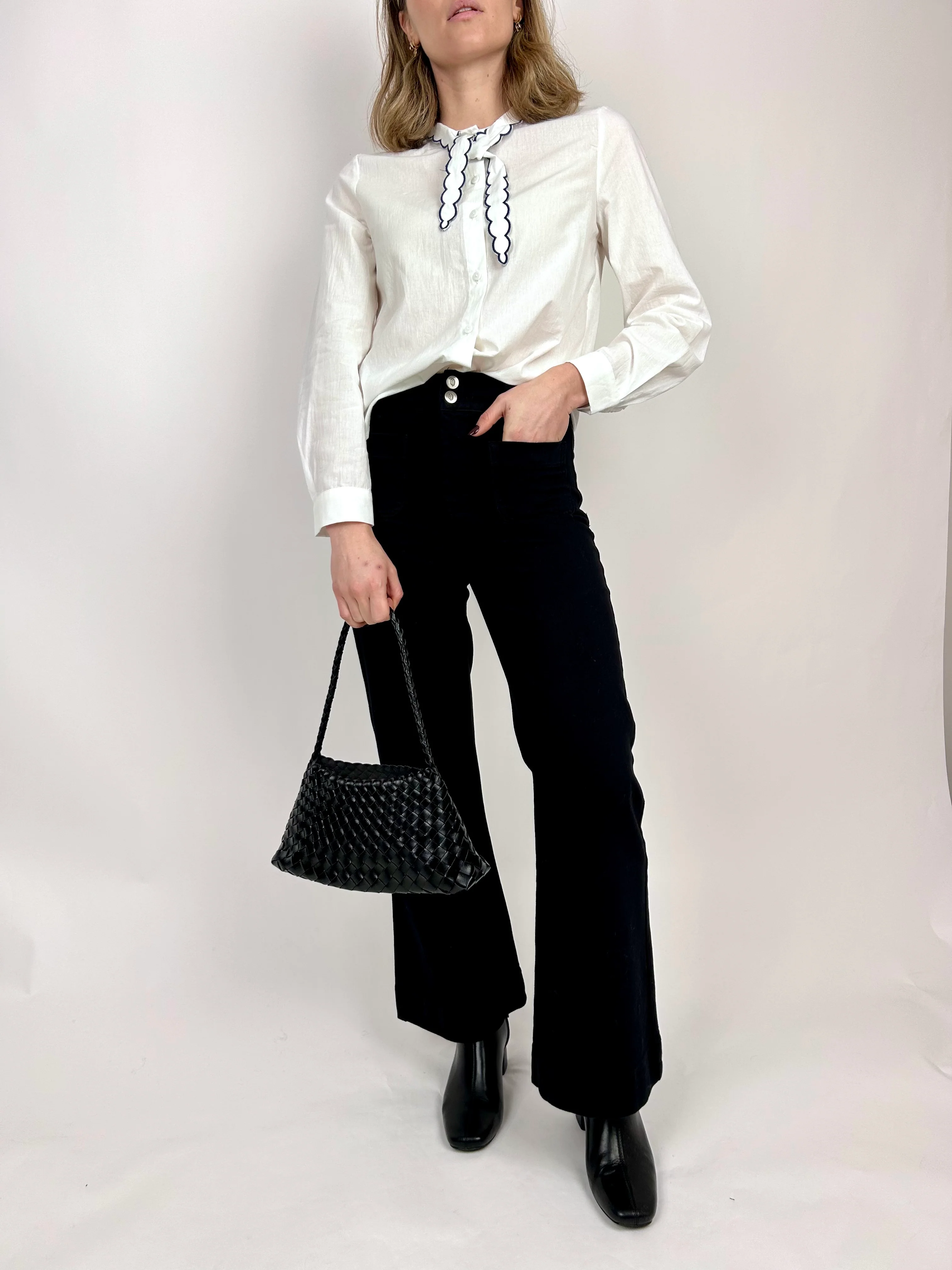 Oraje Pocket Front Jeans Black - Image 4