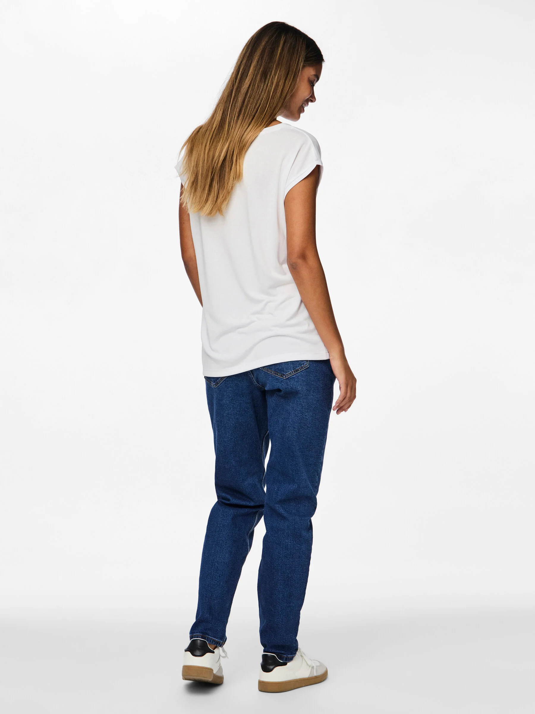 Pieces White Tee - Image 3