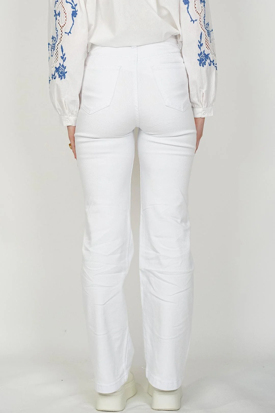 Plait Jeans White - Image 5