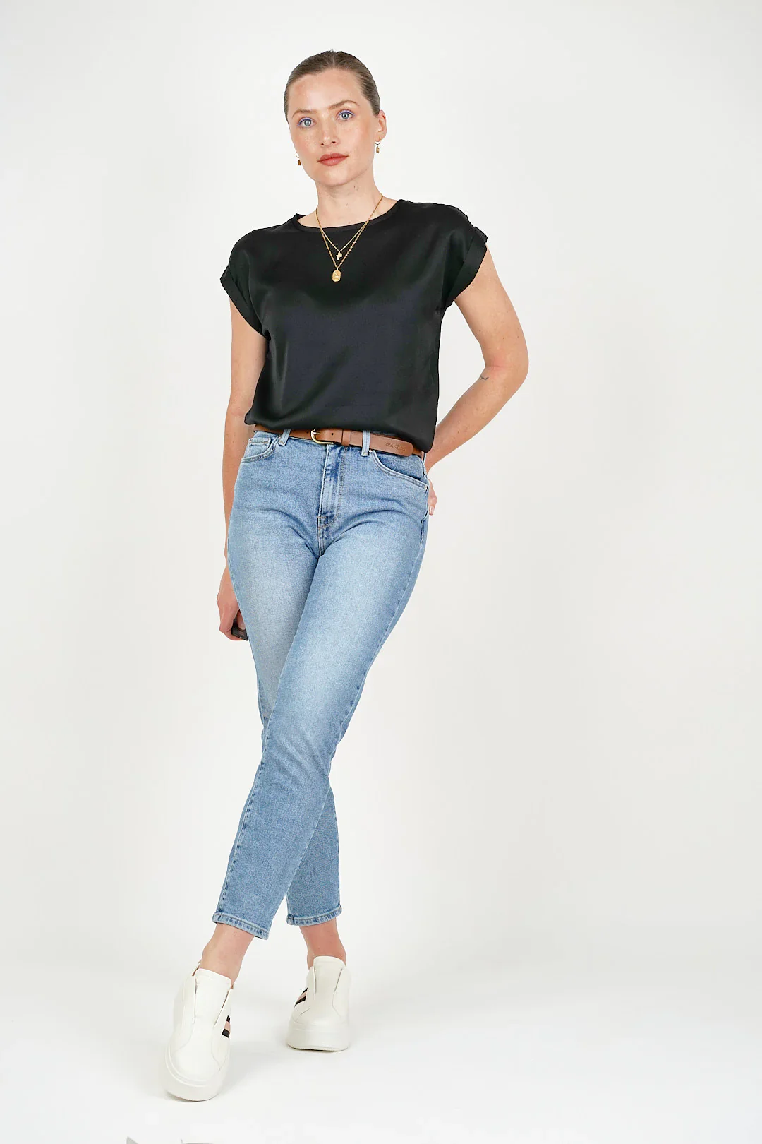 Platform Pumps Stripe - Image 6