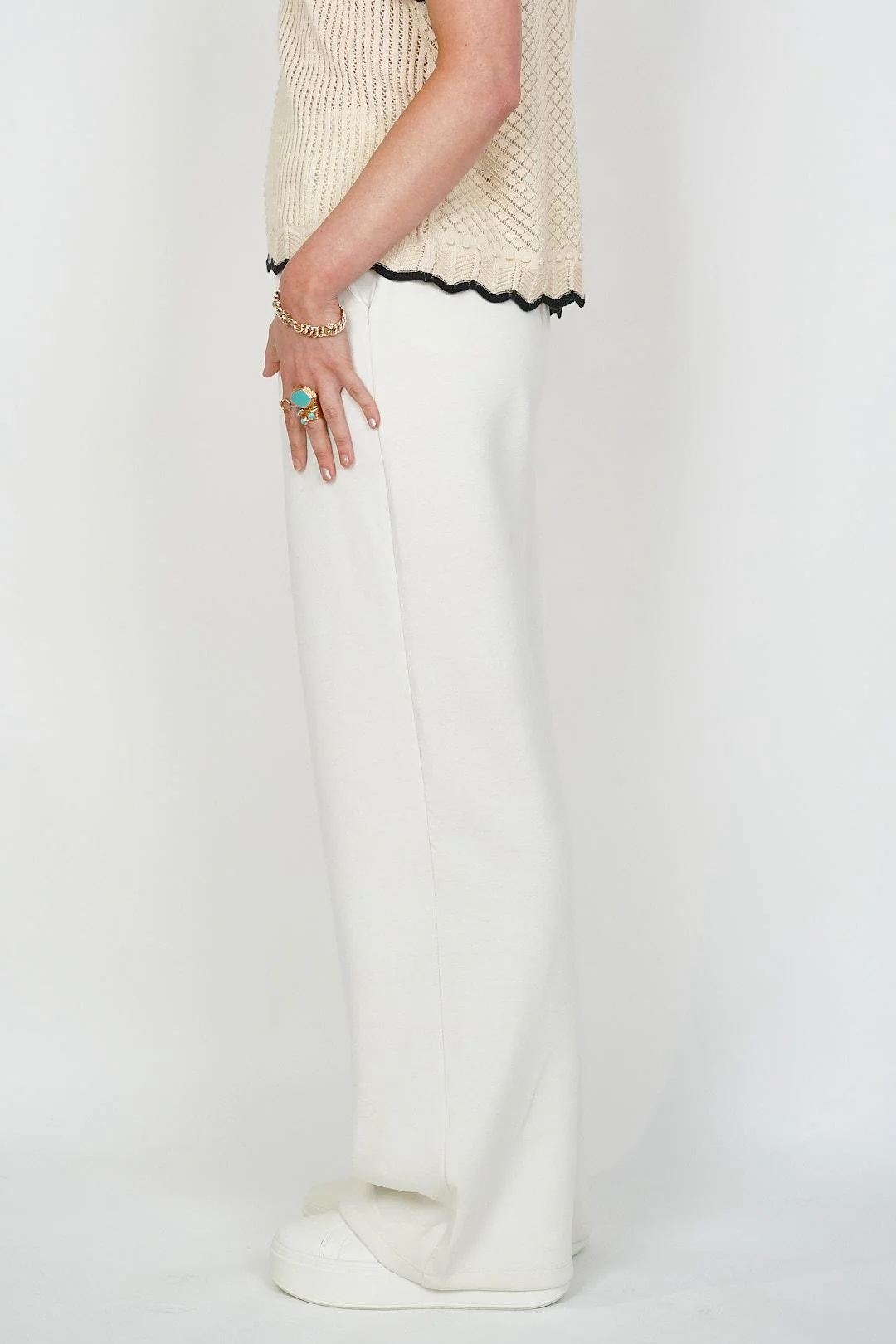 Reflect Trousers Ecru - Image 3