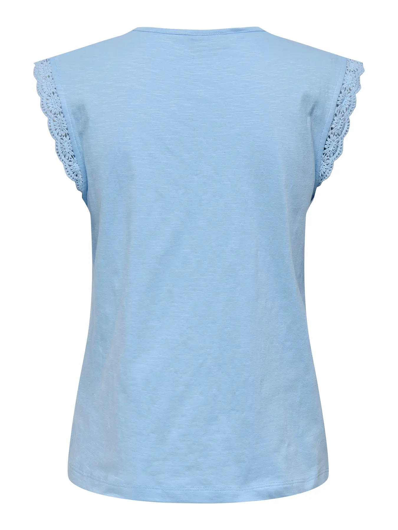 Salva Crochet Tee Blue - Image 3