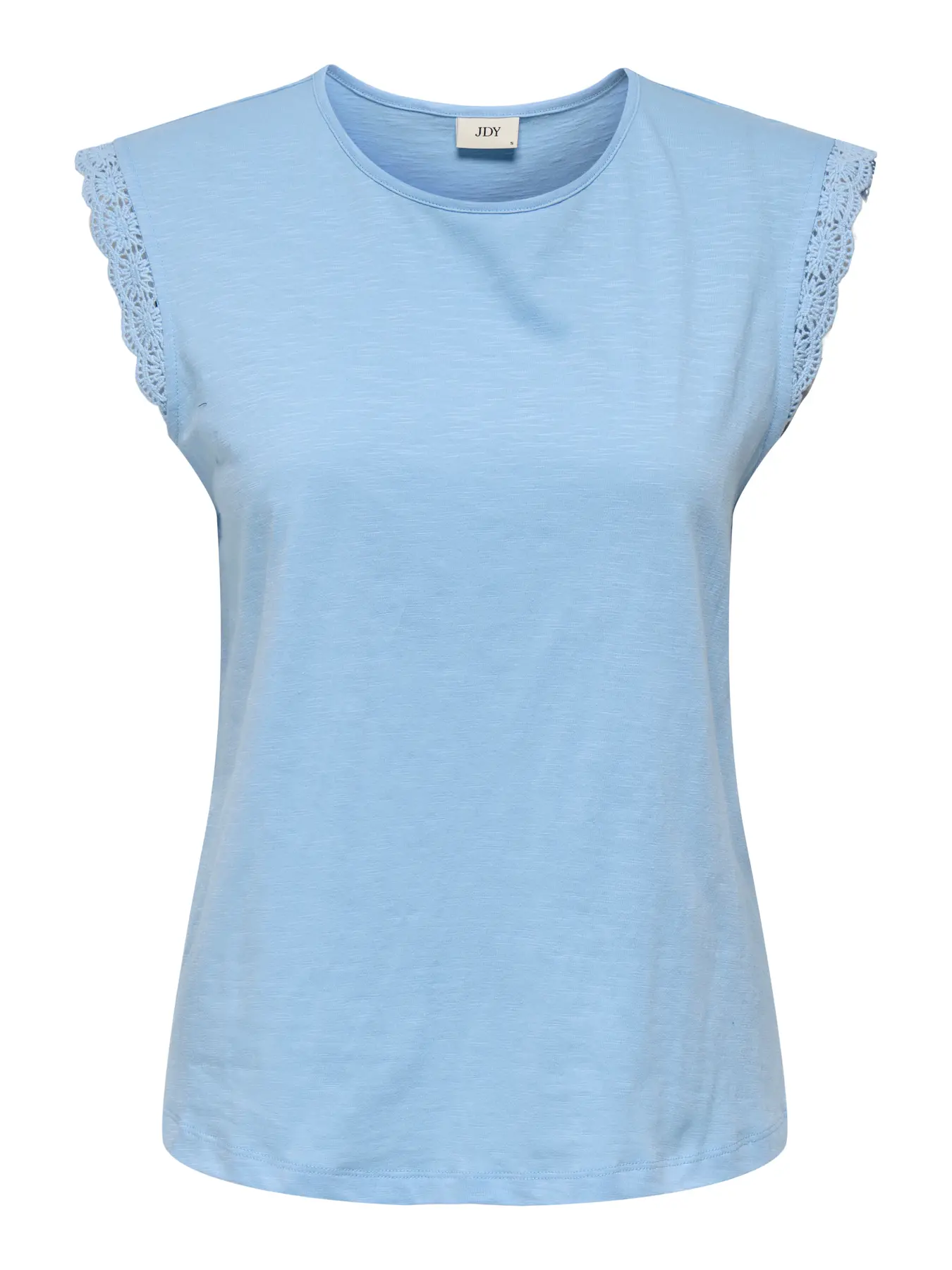 Salva Crochet Tee Blue - Image 4