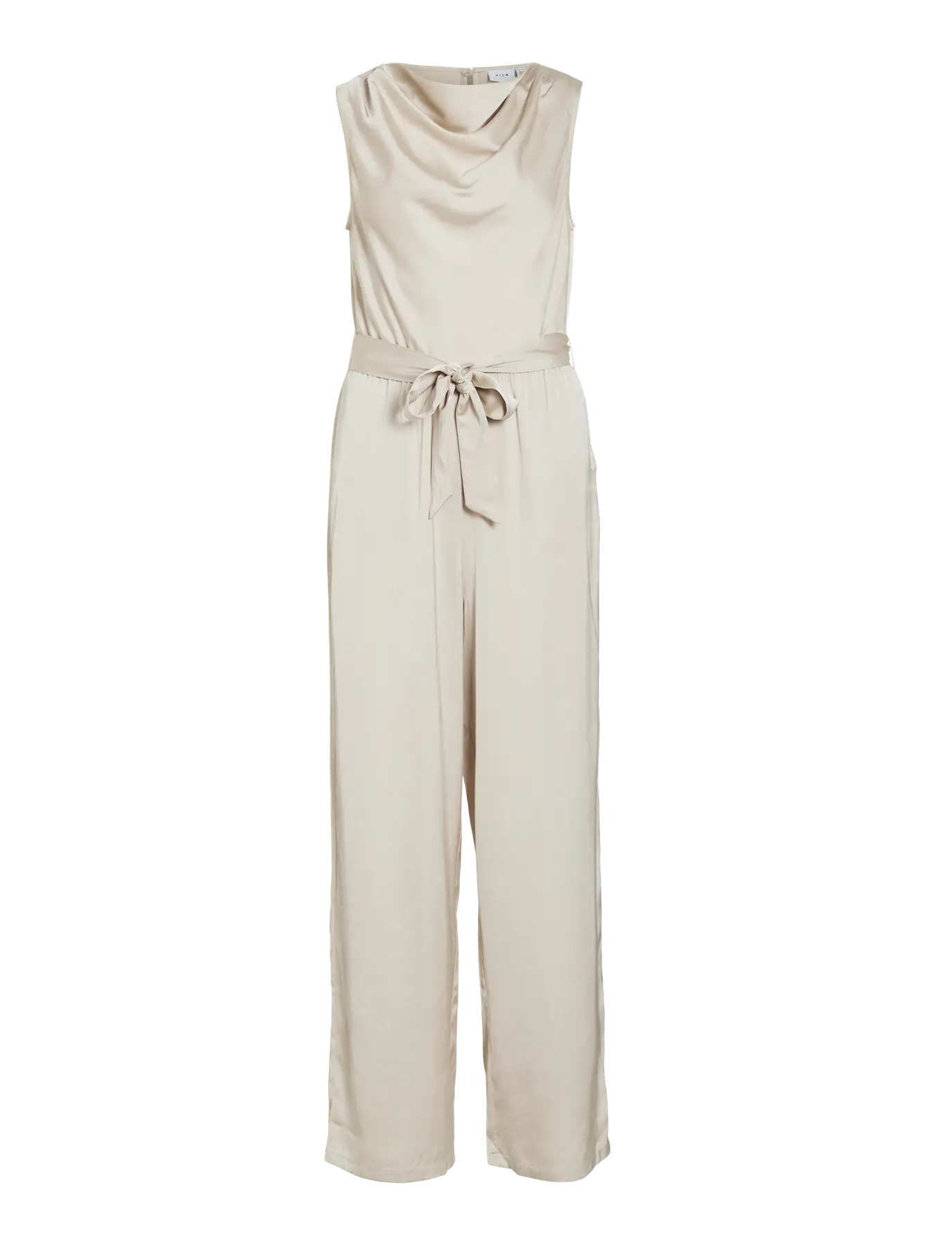 Satin Jumpsuit Cream - Image 5