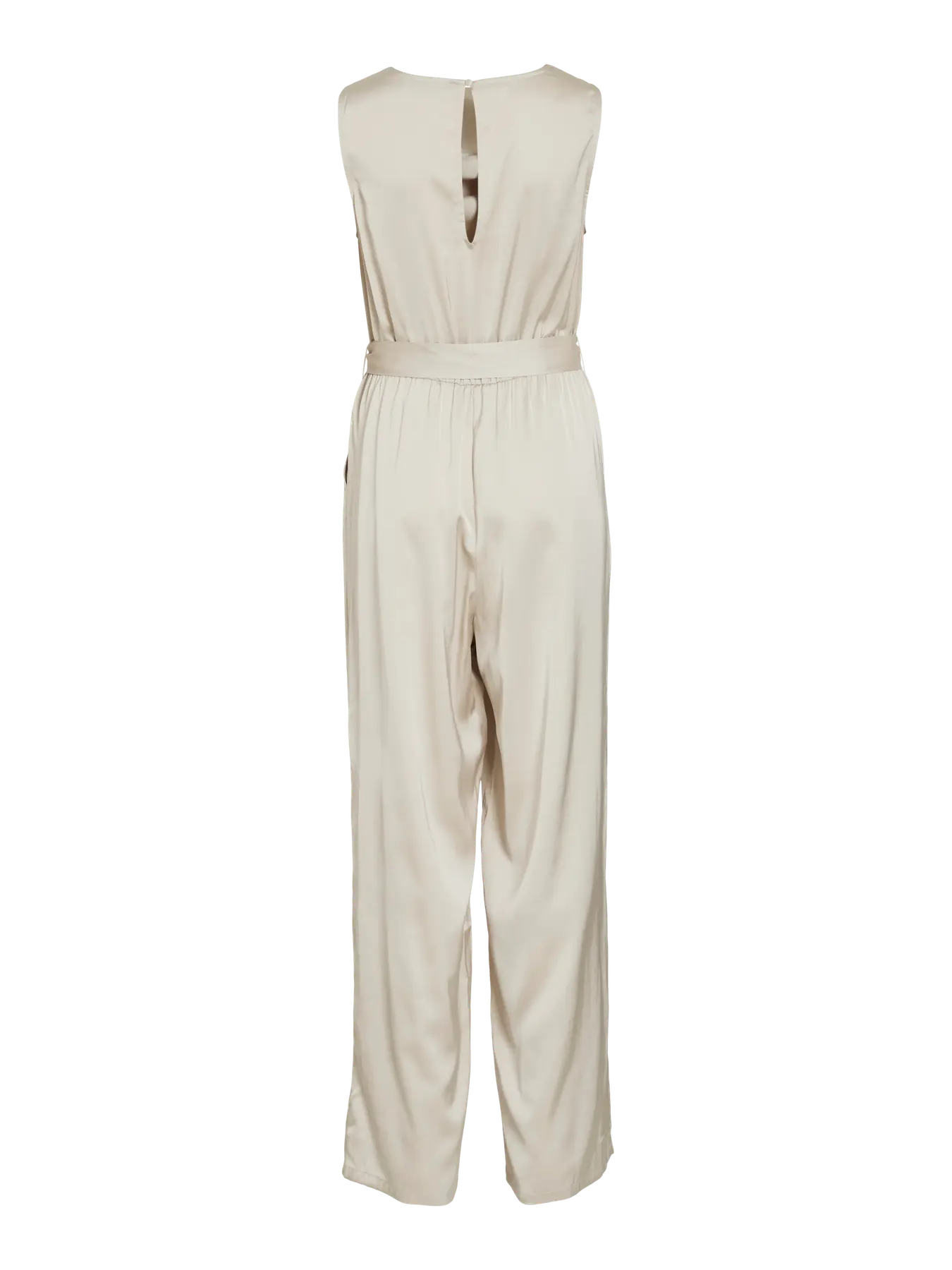 Satin Jumpsuit Cream - Image 6