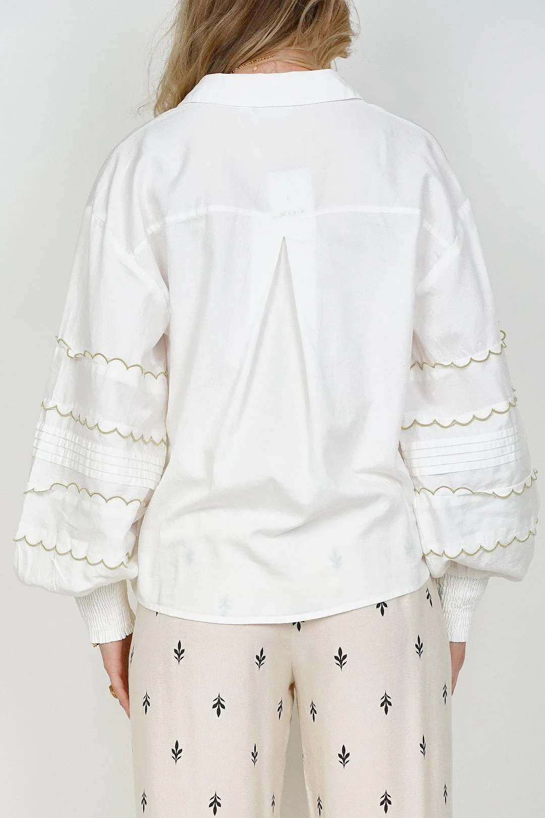 Scallop Sleeve Blouse - Image 3