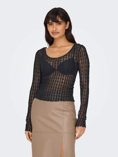 Twinky Lace Top Black - Image 3