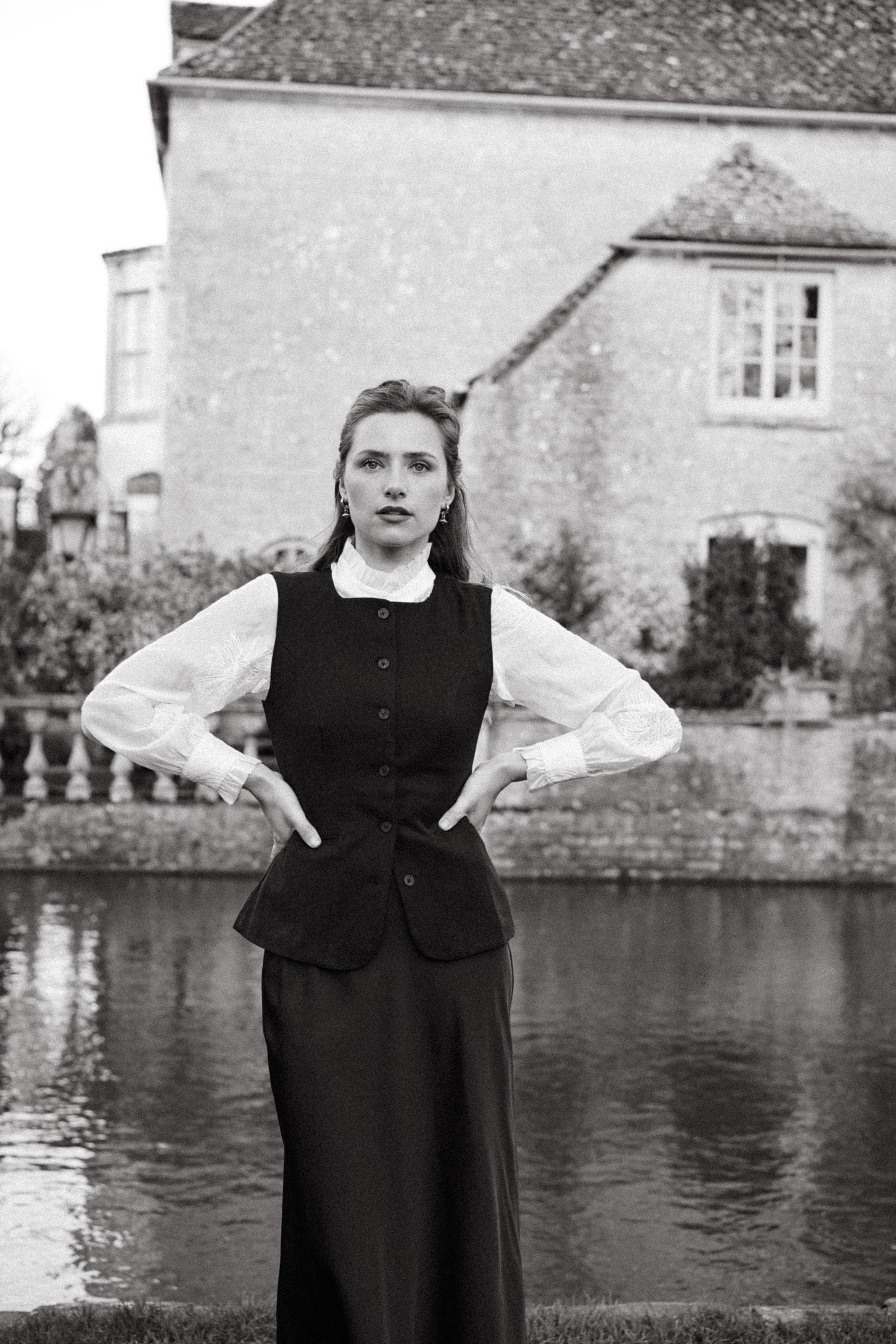 Varone Waistcoat Black - Image 3