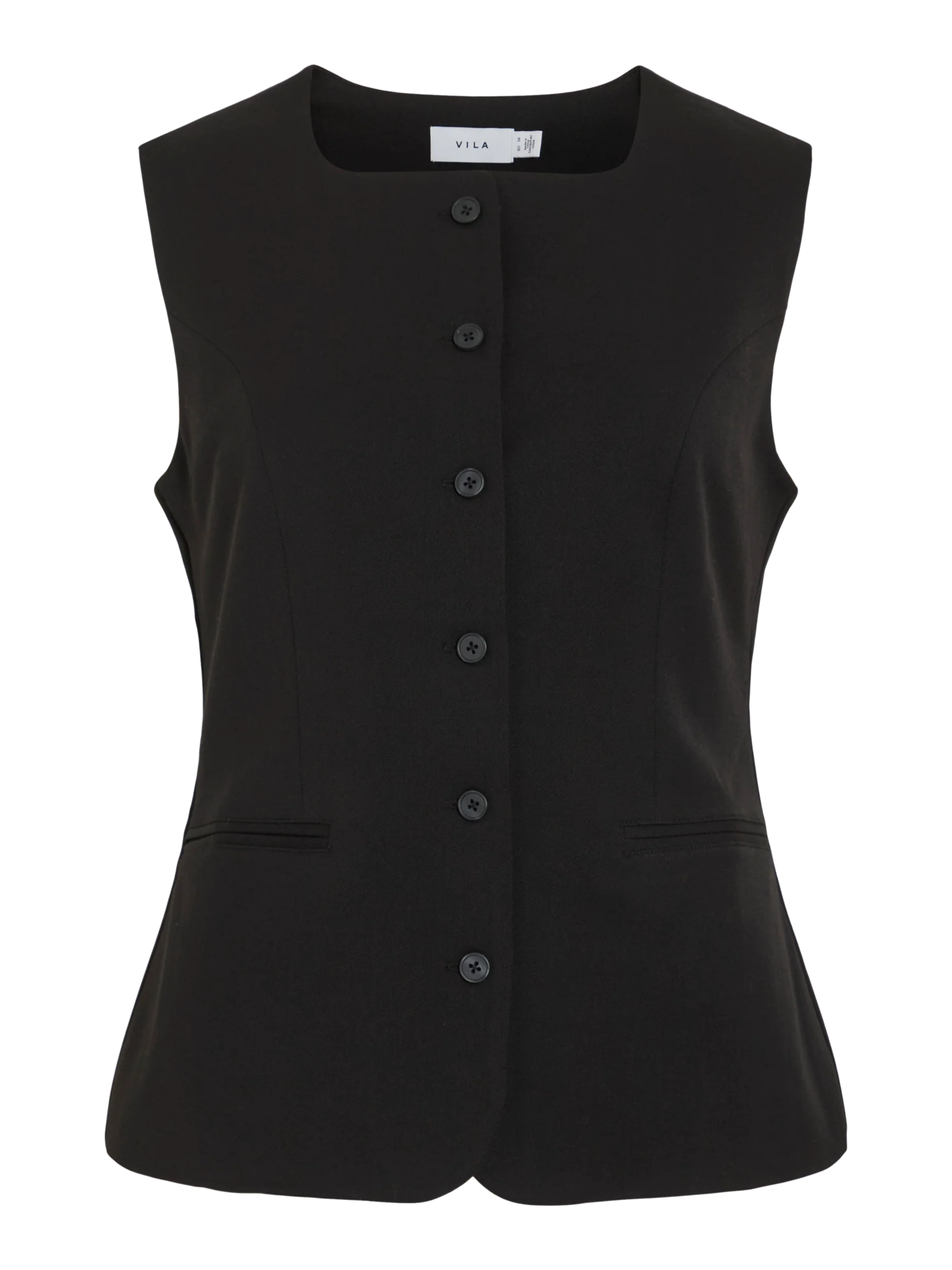 Varone Waistcoat Black - Image 6