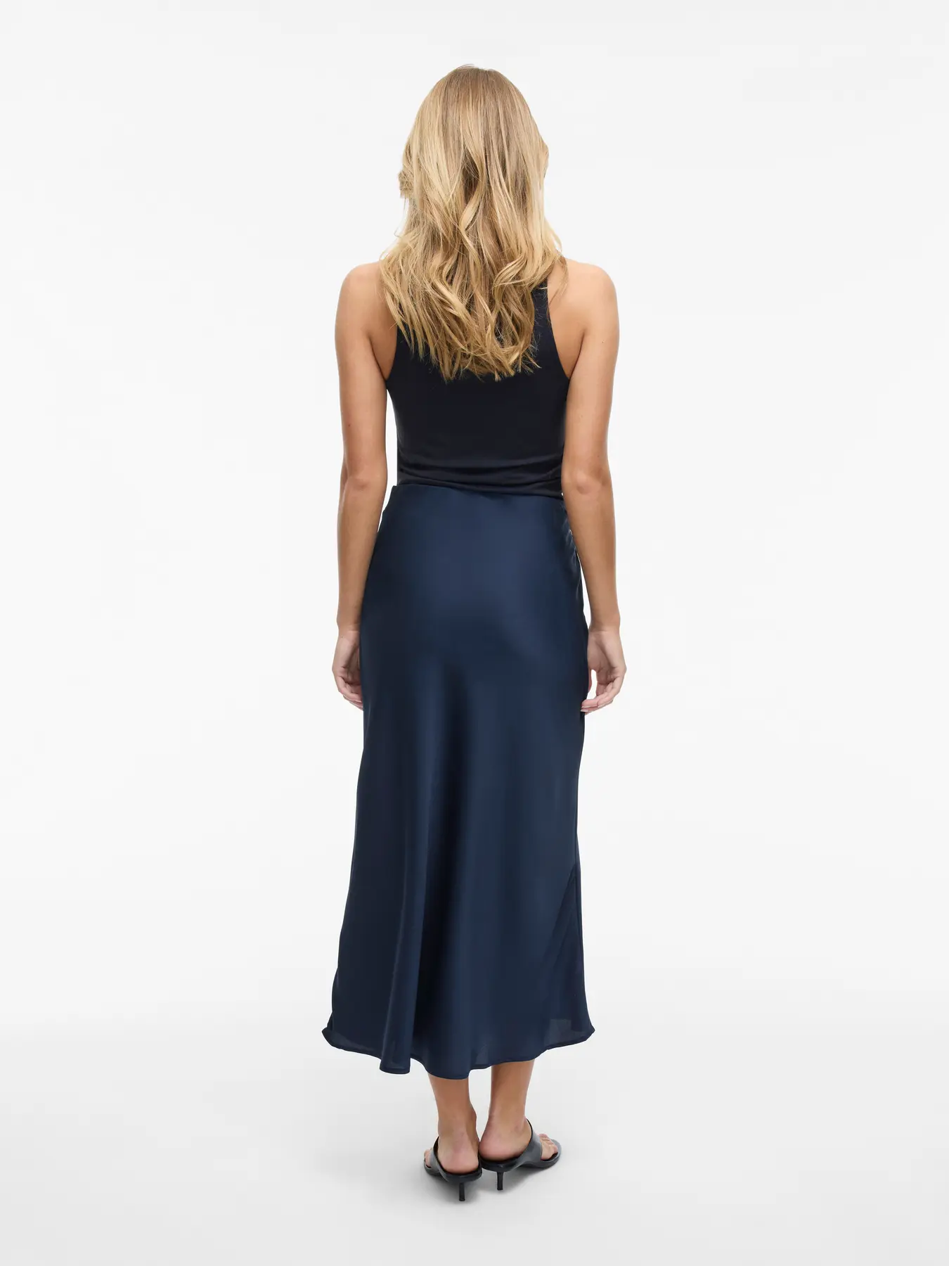 Viellette Maxi Skirt Navy - Image 4