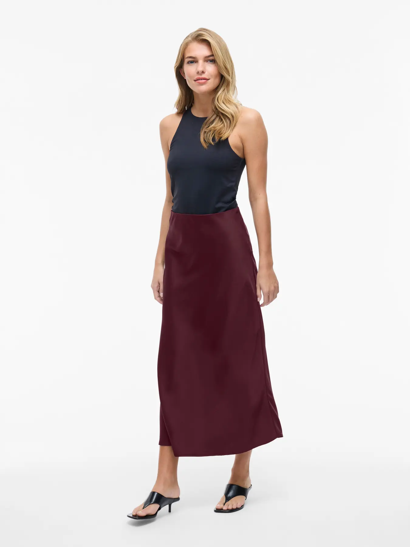 Viellette Maxi Skirt Plum - Image 4